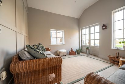 The garden room at Mihangel House, Denbighshire 
