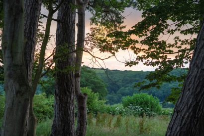 Countryside views at Amberwood Lodge, Hereforshire 