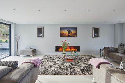 The living room at Woodland House, Worcestershire