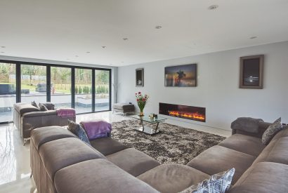 The living room at Woodland House, Worcestershire