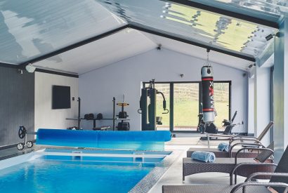 The swimming pool at Woodland House, Worcestershire