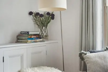 The living room at Crooked Cottage, Cotswolds