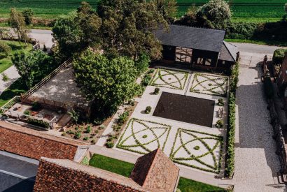 The garden at The Barnstay, Hampshire