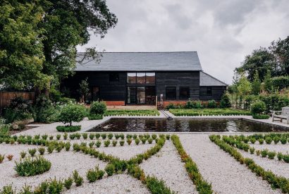 The gardens at The Barnstay, Hampshire