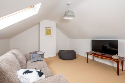 The snug next to the master bedroom at Tinkers Folly, Yorkshire