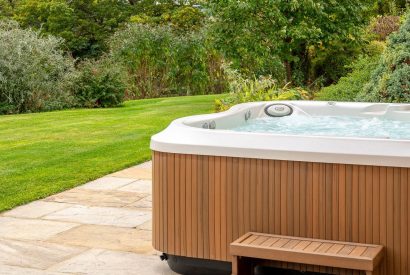 The hot tub at Tinkers Folly, Yorkshire