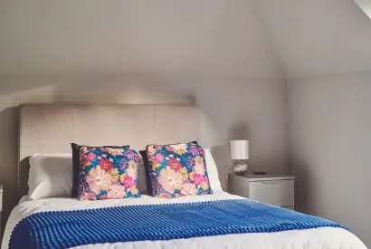 A double bedroom at Woodland House, Worcestershire