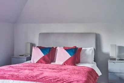 A double bedroom at Woodland House, Worcestershire