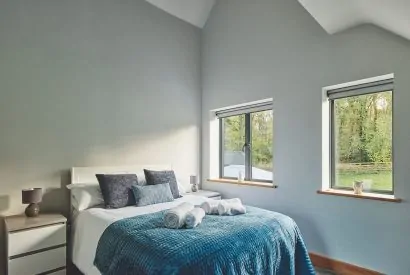 A double bedroom at Woodland House, Worcestershire