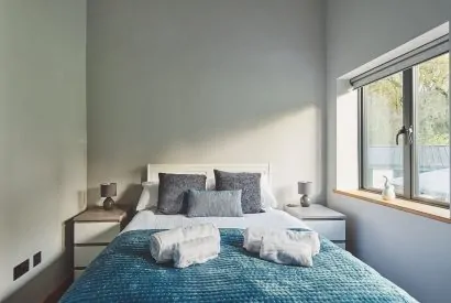 A double bedroom at Woodland House, Worcestershire