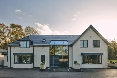 The exterior of Woodland House, Worcestershire