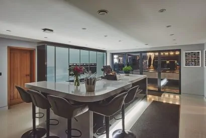 The kitchen at Woodland House, Worcestershire