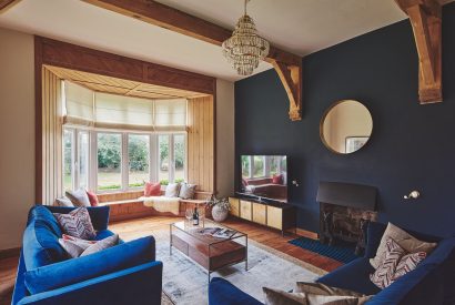 The living room at The Old Vicarage, Lake District