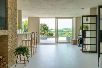 The living space at Winston Manor, Cotswolds