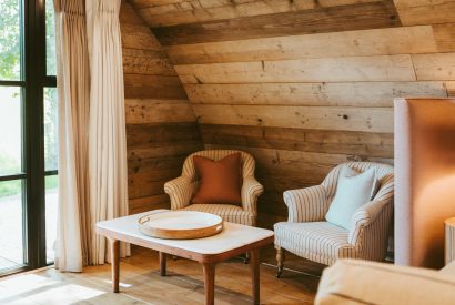 The living space at Thyme Pyggy, North Wessex Downs 