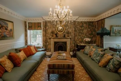 The drawing room at Cheshire Manor, Bickerton