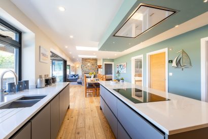 The kitchen at Shepherd's Lodge, Somerset