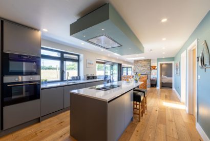 The kitchen at Shepherd's Lodge, Somerset
