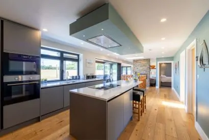 The kitchen at Shepherd's Estate, Somerset
