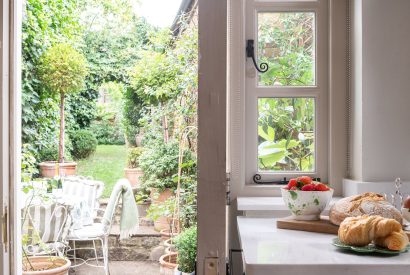 View from the kitchen at Little House, Cotswolds