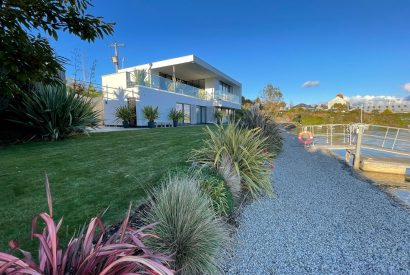 The garden at The Moorings, Cornwall