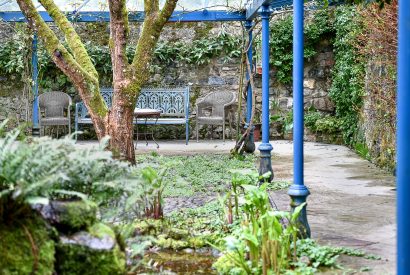 The garden at Plas Efailnewydd, Llyn Peninsula