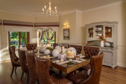 The dining room at Macduff House, St Andrews