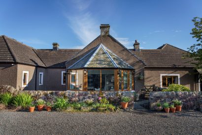 The entrance at Macduff House, St Andrews
