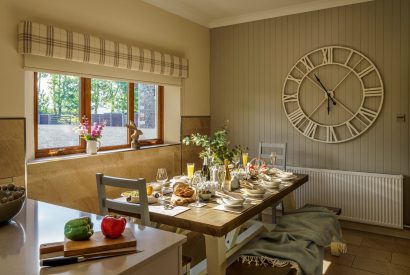 The dining kitchen at Macduff House, St Andrews