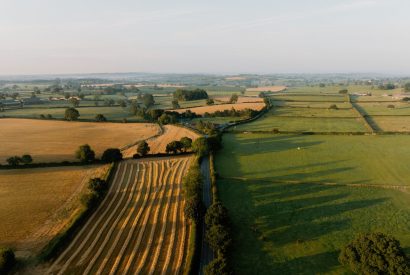Aerial views near Cheshire Manor, Bickerton
