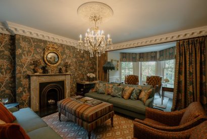 The drawing room at Cheshire Manor, Bickerton