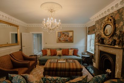 The drawing room at Cheshire Manor, Bickerton