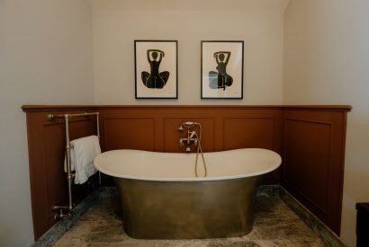 Free standing bath at Cheshire Manor, Bickerton