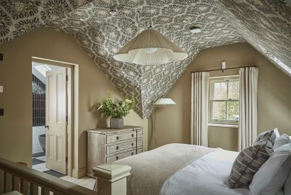 A super king size bedroom at Copeland House, Lake District