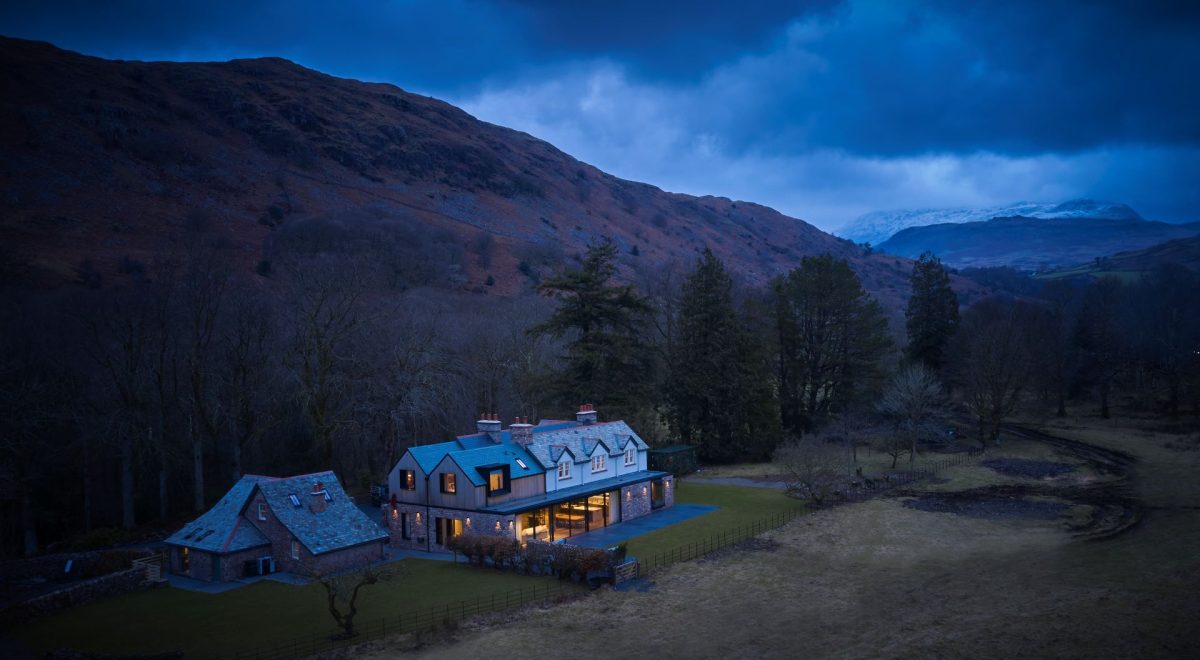 Countryside views at Copeland House, Lake District