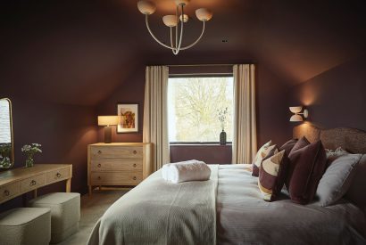 A super king size bedroom at Copeland House, Lake District