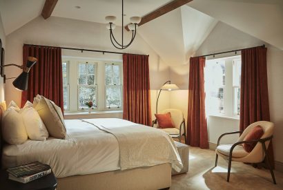 A super king size bedroom at Copeland House, Lake District