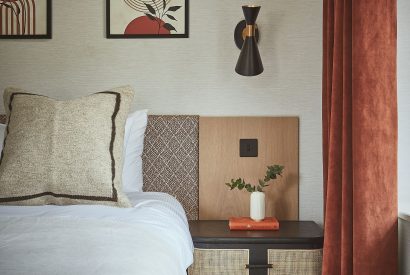 A super king size bedroom at Copeland House, Lake District