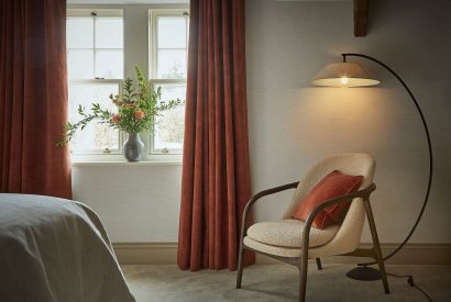 A super king size bedroom at Copeland House, Lake District