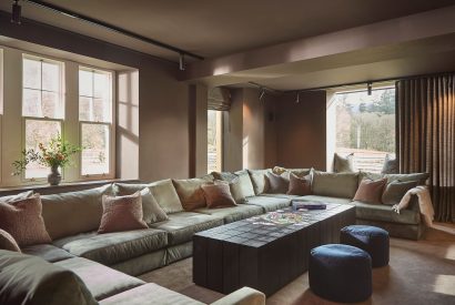The cinema room at Copeland House, Lake District