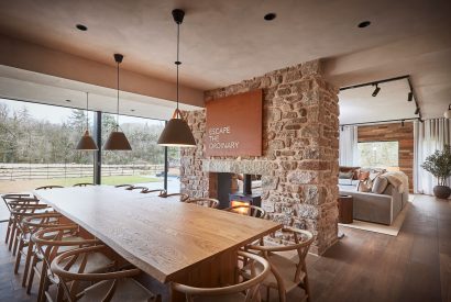 The dining room at Copeland House, Lake District