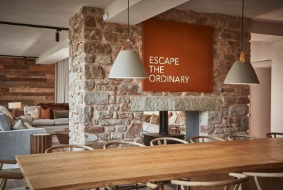 The dining room at Copeland House, Lake District