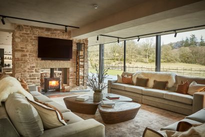 The lounge area at Copeland House, Lake District