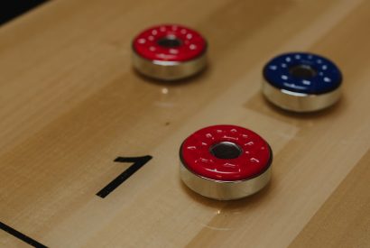 The games room at Penelope's Tower, Wiltshire