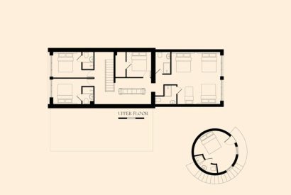 The floor plan at Penelope's Tower, Wiltshire