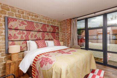 Super-king size bedroom at Penelope's Tower, Wiltshire