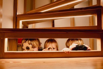 Childrens play area at Cedar Lodge, Herefordshire