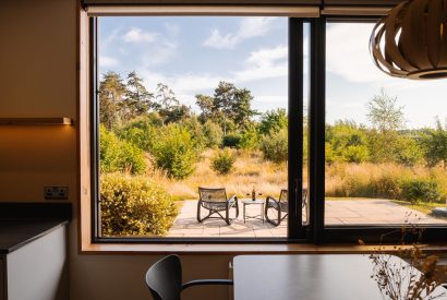 The dining space at Brackenfell Lodge, Herefordshire