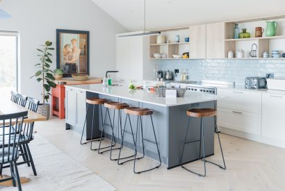 The kitchen at Tamarind Tide, Cornwall