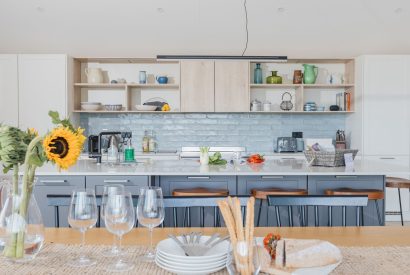 The kitchen at Tamarind Tide, Cornwall